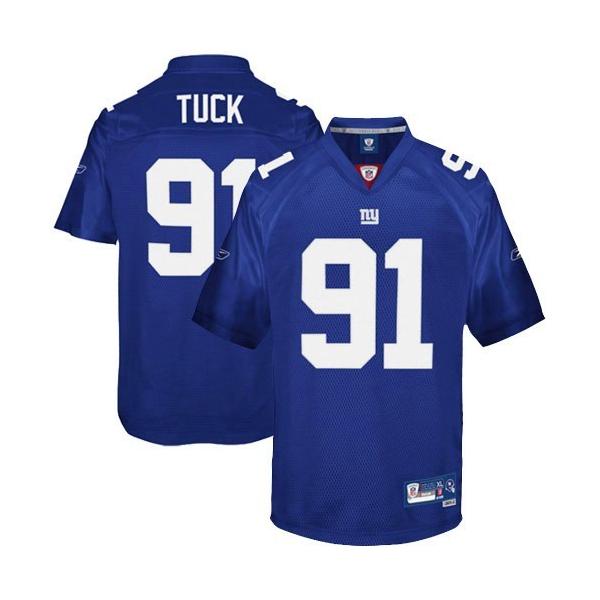Justin Tuck NY-G Football Jersey - NY-G #91 Football Jersey(Blue)