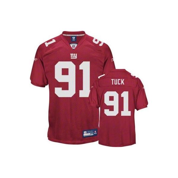 Justin Tuck NY-G Football Jersey - NY-G #91 Football Jersey(Red)