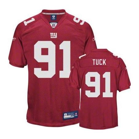 Justin Tuck NY-G Football Jersey - NY-G #91 Football Jersey(Red)