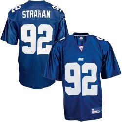 Michael Strahan NY-G Football Jersey - NY-G #92 Football Jersey(Blue)