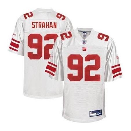 Michael Strahan NY-G Football Jersey - NY-G #92 Football Jersey(White)