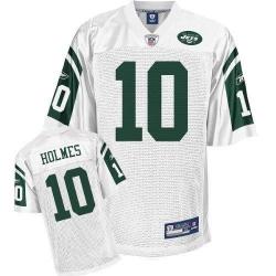 Santonio Holmes NY-J Football Jersey - NY-J #10 Football Jersey(White)