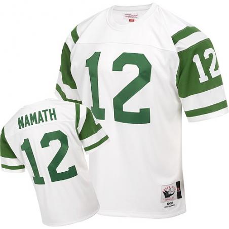 Joe Namath NY-J Football Jersey - NY-J #12 Football Jersey(White)
