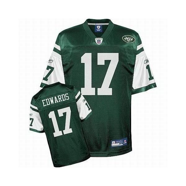 Braylon Edwards NY-J Football Jersey - NY-J #17 Football Jersey(Green)