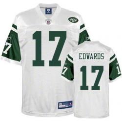 Braylon Edwards NY-J Football Jersey - NY-J #17 Football Jersey(White)