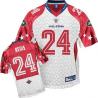 Darrelle Revis NY-J Football Jersey - NY-J #24 Football Jersey(White 2010 pro bowl)