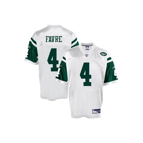 Brett Favre NY-J Football Jersey - NY-J #4 Football Jersey(White)