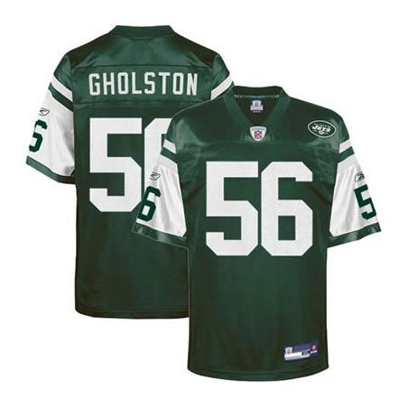 Vernon Gholston NY-J Football Jersey - NY-J #56 Football Jersey(Green)