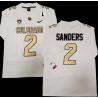 Quarterback Shedeur Sanders Jersey with L patch PAC12 Colorado Buffaloes #2