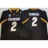 Quarterback Shedeur Sanders Jersey with L patch PAC12 Colorado Buffaloes #2