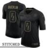 NY Giants #0 Ted Bucklin Black Salute to Service Jersey