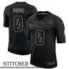 NY Giants #0 Brian Burns Black Salute to Service Jersey