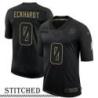 NY Giants #0 Ox Eckhardt Black Salute to Service Jersey