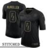 NY Giants #0 Danny McMullen Black Salute to Service Jersey