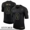 NY Giants #0 Wee Willie Smith Black Salute to Service Jersey