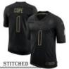 NY Giants #1 Frank Cope Black Salute to Service Jersey