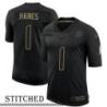 NY Giants #1 Hinkey Haines Black Salute to Service Jersey