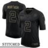 NY Giants #2 Mickey Murtagh Black Salute to Service Jersey