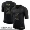 NY Giants #9 Mike Palm Black Salute to Service Jersey