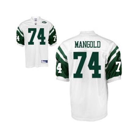 Nick Mangold NY-J Football Jersey - NY-J #74 Football Jersey(White)