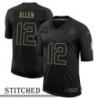 NY Giants #12 Matt Allen Black Salute to Service Jersey