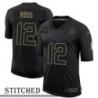 NY Giants #12 John Ross Black Salute to Service Jersey