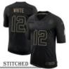 NY Giants #12 Tarzan White Black Salute to Service Jersey