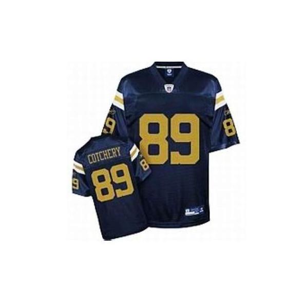 Jerricho Cotchery NY-J Football Jersey - NY-J #89 Football Jersey(Blue)