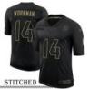 NY Giants #14 Hoge Workman Black Salute to Service Jersey