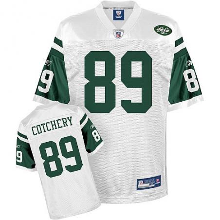 Jerricho Cotchery NY-J Football Jersey - NY-J #89 Football Jersey(White)