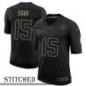 NY Giants #15 Hank Soar Black Salute to Service Jersey