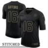 NY Giants #16 Frank Gifford Black Salute to Service Jersey