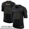 NY Giants #16 Norm Snead Black Salute to Service Jersey