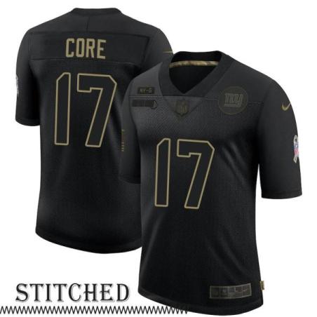 NY Giants #17 Cody Core Black Salute to Service Jersey