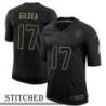 NY Giants #17 Johnny Gildea Black Salute to Service Jersey