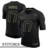 NY Giants #17 Dwayne Harris Black Salute to Service Jersey