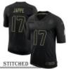 NY Giants #17 Paul Jappe Black Salute to Service Jersey