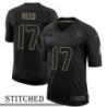 NY Giants #17 Max Reed Black Salute to Service Jersey