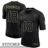 NY Giants #18 Sage Rosenfels Black Salute to Service Jersey