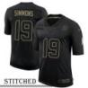 NY Giants #19 Isaiah Simmons Black Salute to Service Jersey