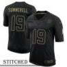 NY Giants #19 Carl Summerell Black Salute to Service Jersey