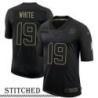 NY Giants #19 Myles White Black Salute to Service Jersey