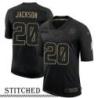 NY Giants #20 Honor Jackson Black Salute to Service Jersey