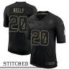 NY Giants #20 Shipwreck Kelly Black Salute to Service Jersey