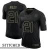 NY Giants #21 Lee Riley Black Salute to Service Jersey