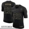 NY Giants #22 Adoree' Jackson Black Salute to Service Jersey