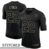 NY Giants #22 Dick Lynch Black Salute to Service Jersey