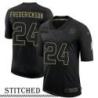 NY Giants #24 Tucker Frederickson Black Salute to Service Jersey