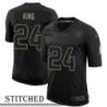 NY Giants #24 Phil King Black Salute to Service Jersey