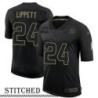 NY Giants #24 Tony Lippett Black Salute to Service Jersey